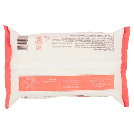 72 SALVIETTINE DETERGENTI con Estratti di Arancia Dolce e Mela Biologici, Green Oasis Baby